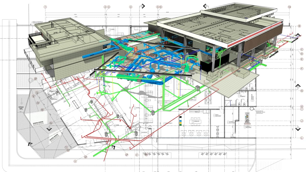 3D BIM Modeling of BCR